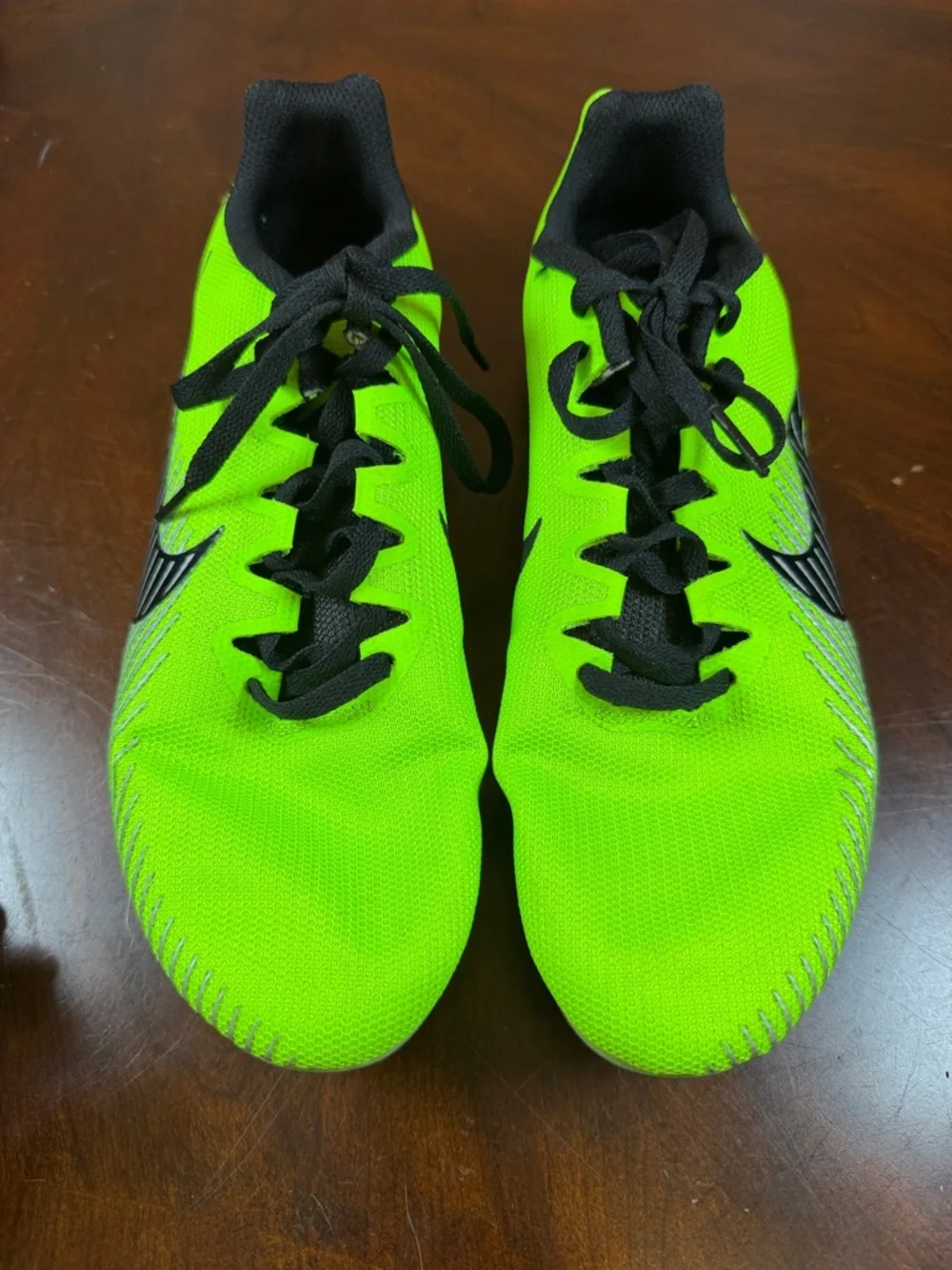 Nike Neon Green and Black‎ Track Spikes